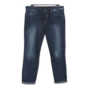 Joe's Jeans 28 Waist Dark Blue 24" Kicker Cropped Denim Jeans Casual Preppy